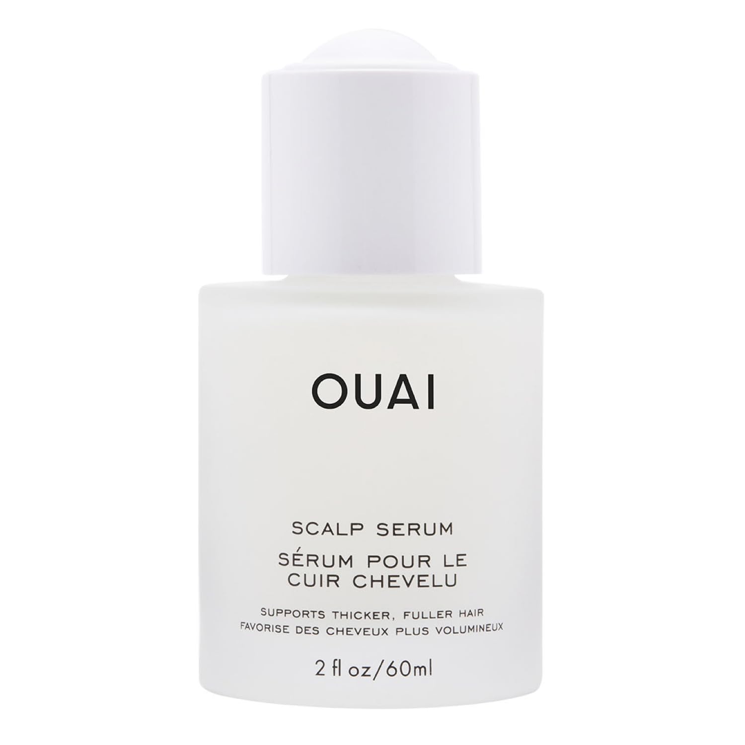OUAI Scalp Serum - Balancing Hair Serum with Red Clover Extract, Siberian Ginseng and Peptides for Thicker and Fuller-Looking Hair - P
