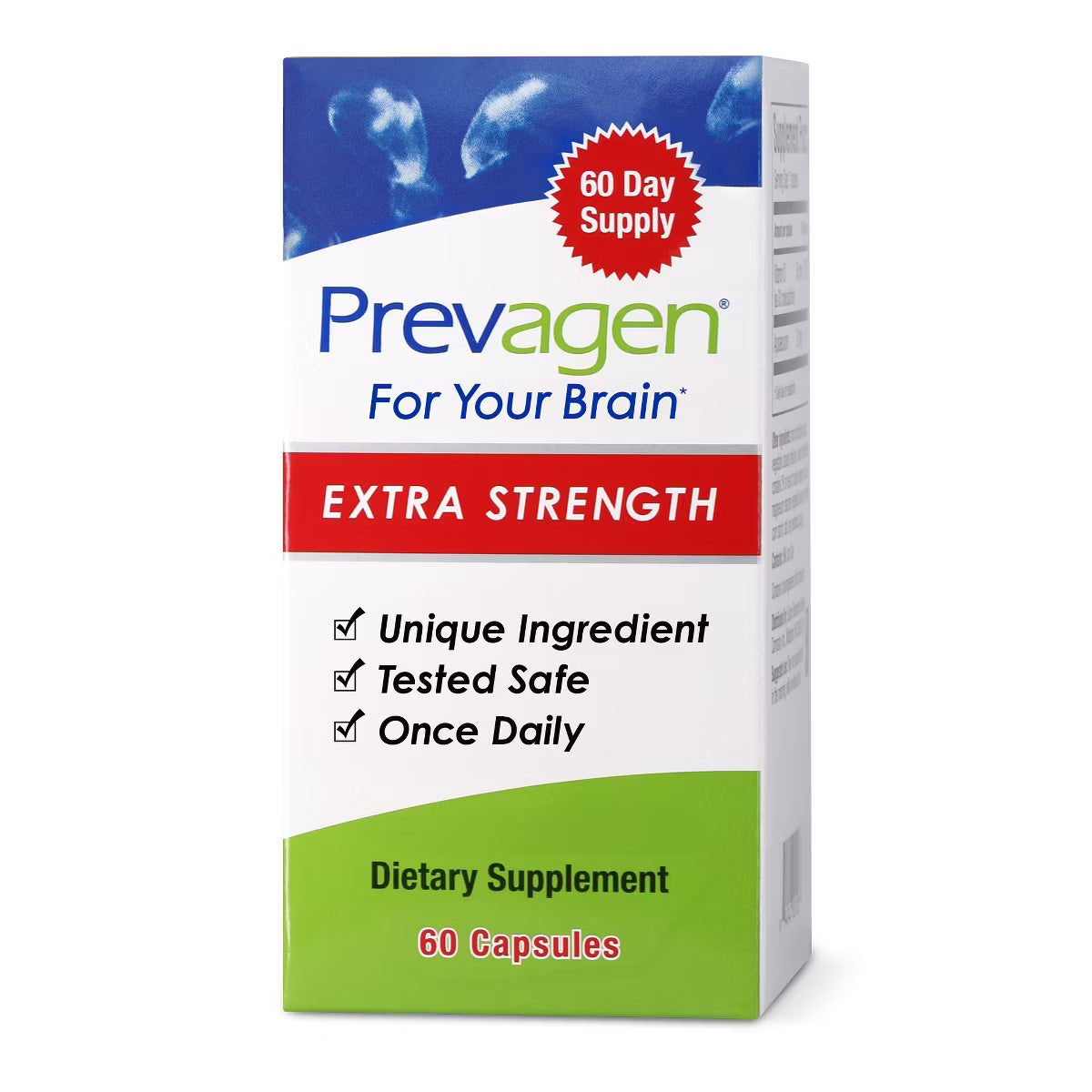 Prevagen Extra Strength 20mg - 60 Capsules, 2 Month Supply | For Your Brain with Apoaequorin & Vitamin D