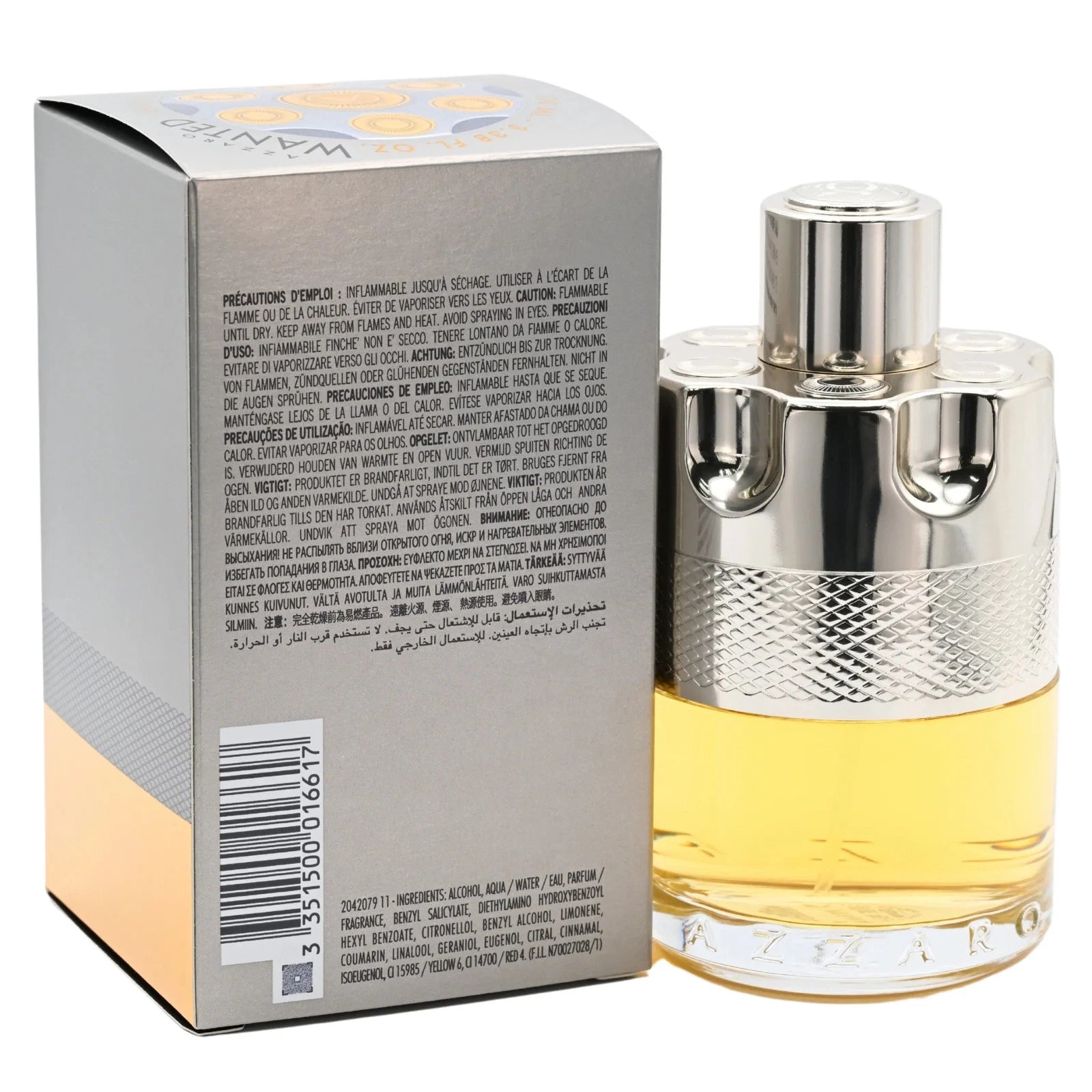 Azzaro Wanted by Azzaro Cologne for Men EDT 3.38 / 3.4 oz